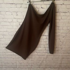 🔥 Missguided One Sleeve Mini Dress❤️‍🔥 Size 2💁🏽‍♀️